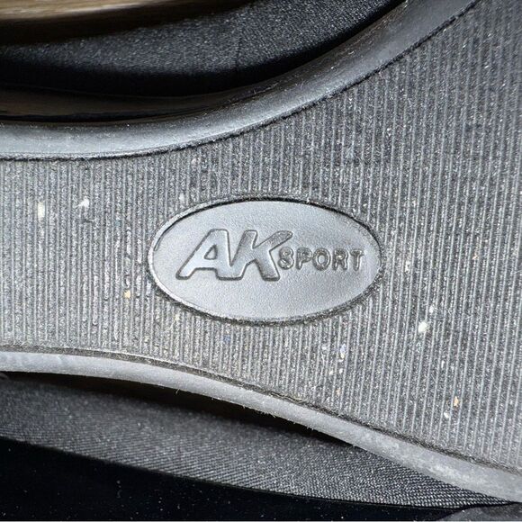 Anne Klein Sport Women's Black Wedge Shoe Sz 7.5 - Picture 8 of 10